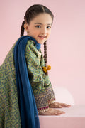 3 Piece Embroidered PK Raw Silk Suit - Kids Clothing - available at Maria Faisal in UK and USA.