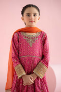 3 Piece Embroidered PK Raw Silk Suit - Kids Clothing - available at Maria Faisal in UK and USA.