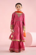 3 Piece Embroidered PK Raw Silk Suit - Kids Clothing - available at Maria Faisal in UK and USA.