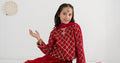 3 Piece Embroidered Velvet Suit - Kids Clothing - available at Maria Faisal in UK and USA.