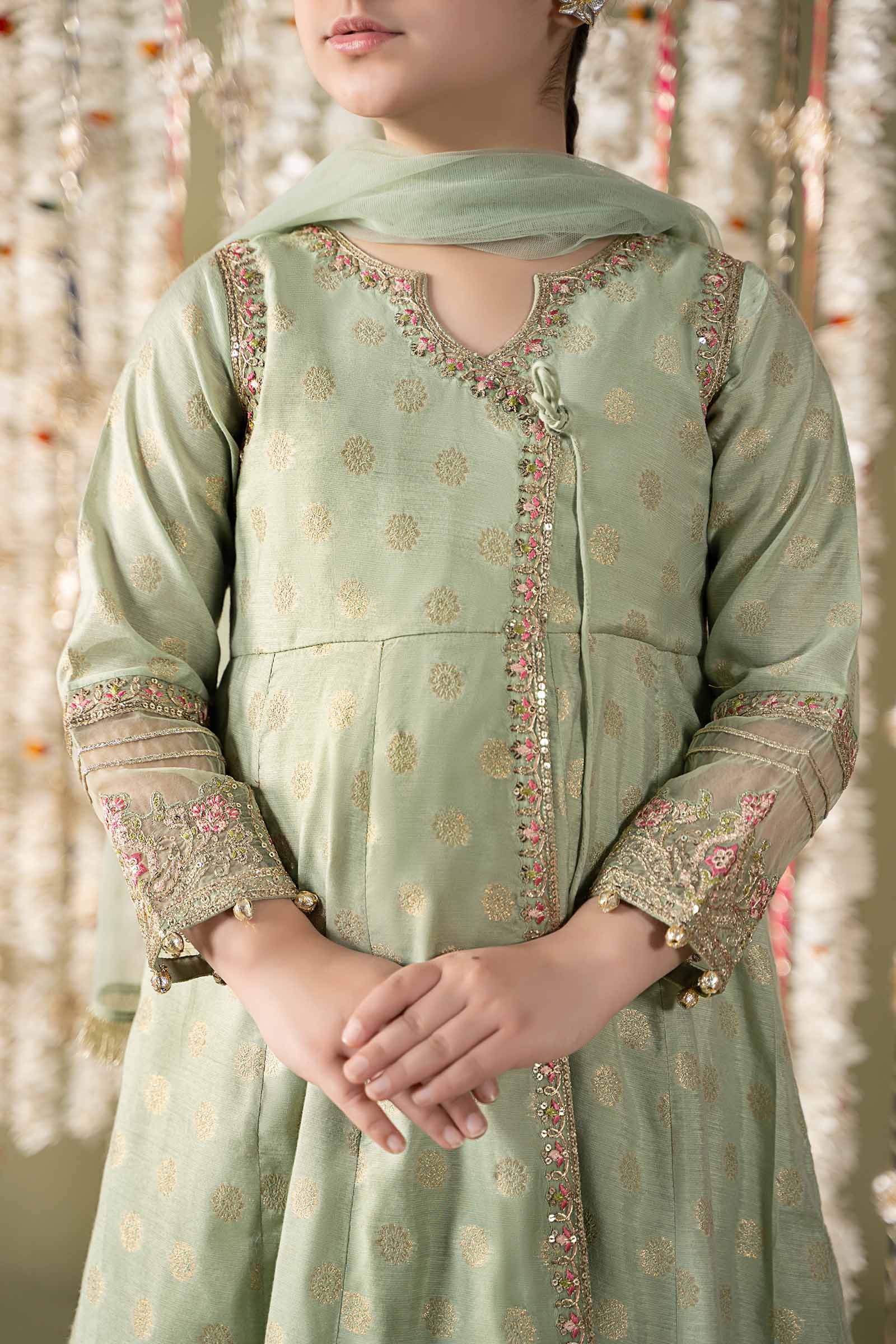 Maria B | 3 Piece Embroidered Cotton Lurex Suit | MKS-EF25-12 - by - Libasekhas UK - Registered Vendor of : Maria B - 100% Original Designer Dresss