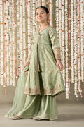 Maria B | 3 Piece Embroidered Cotton Lurex Suit | MKS-EF25-12 - by - Libasekhas UK - Registered Vendor of : Maria B - 100% Original Designer Dresss