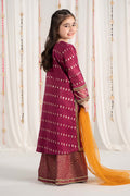 Maria B | 3 Piece Embroidered Raw Silk Suit | MKS-EF25-30 - by - Libasekhas UK - Registered Vendor of : Maria B - 100% Original Designer Dresss