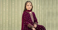 Maria B | 3 Piece Embroidered Velvet Suit | MKS-W24-38 - by - Libasekhas UK - Registered Vendor of : Maria B - 100% Original Designer Dresss