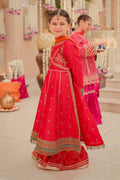 Maria B | 3 Piece Embroidered Raw Silk Suit | MKS-W24-02 - by - Libasekhas UK - Registered Vendor of : Maria B - 100% Original Designer Dresss