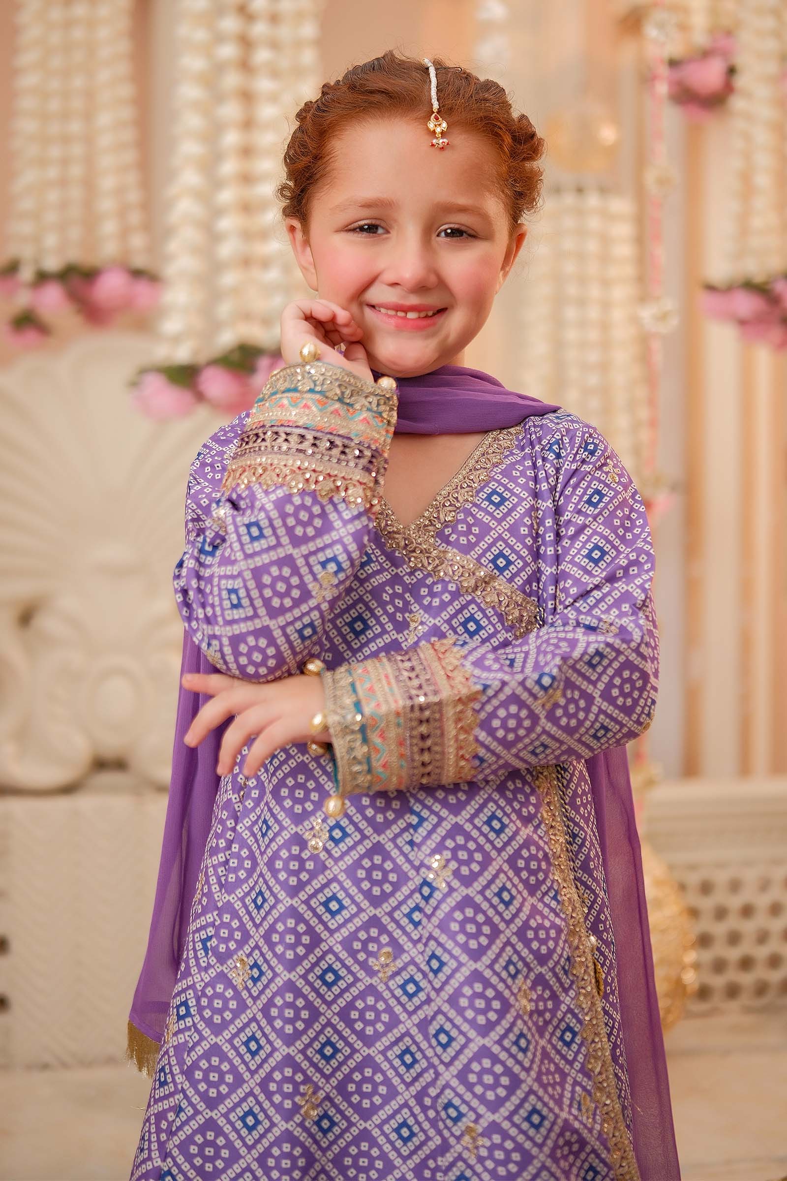 Maria B | 3 Piece Embroidered Raw Silk Suit | MKS-W24-20 - by - Libasekhas UK - Registered Vendor of : Maria B - 100% Original Designer Dresss