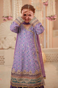 Maria B | 3 Piece Embroidered Raw Silk Suit | MKS-W24-20 - by - Libasekhas UK - Registered Vendor of : Maria B - 100% Original Designer Dresss