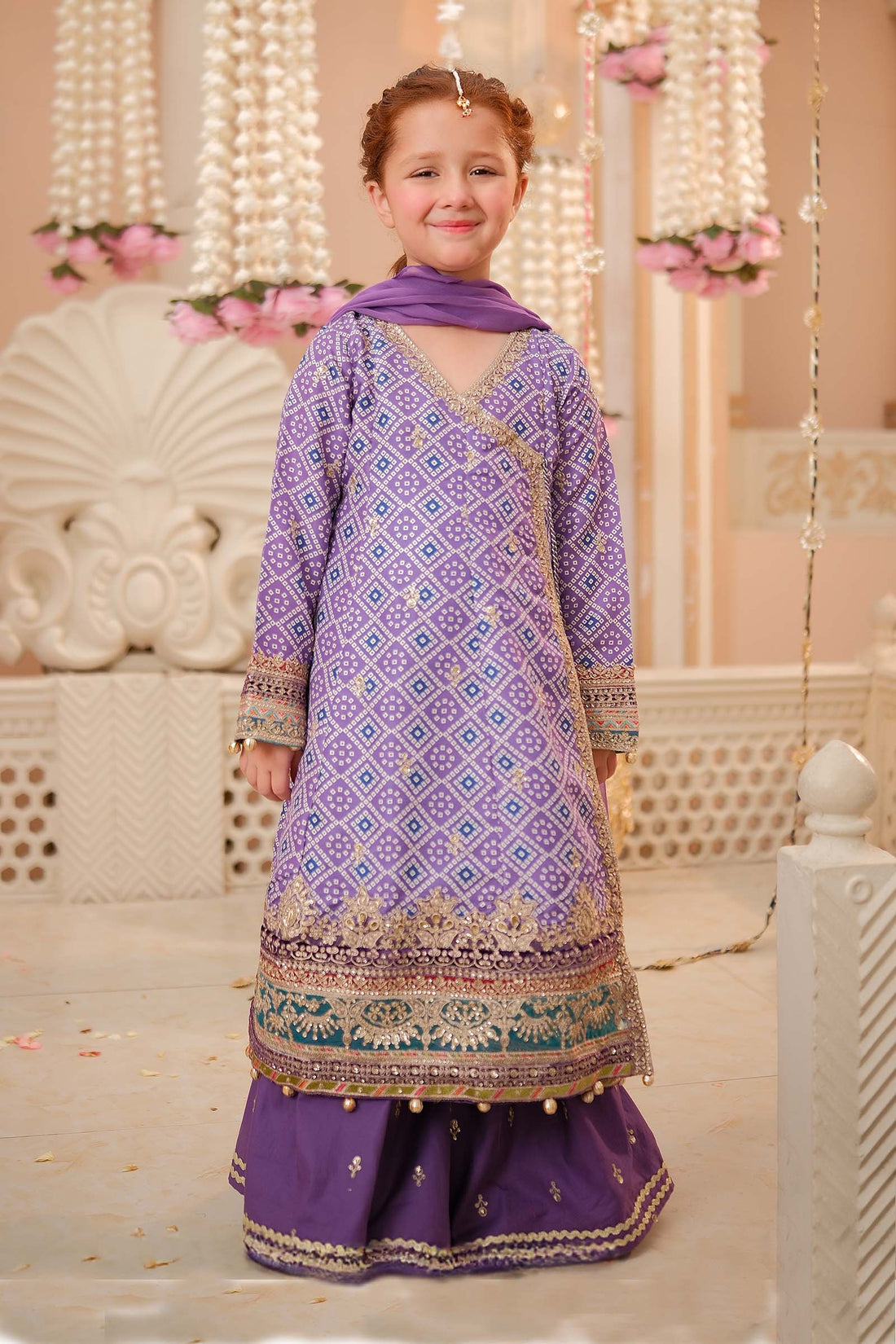 Maria B | 3 Piece Embroidered Raw Silk Suit | MKS-W24-20 - by - Libasekhas UK - Registered Vendor of : Maria B - 100% Original Designer Dresss