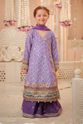 Maria B | 3 Piece Embroidered Raw Silk Suit | MKS-W24-20 - by - Libasekhas UK - Registered Vendor of : Maria B - 100% Original Designer Dresss