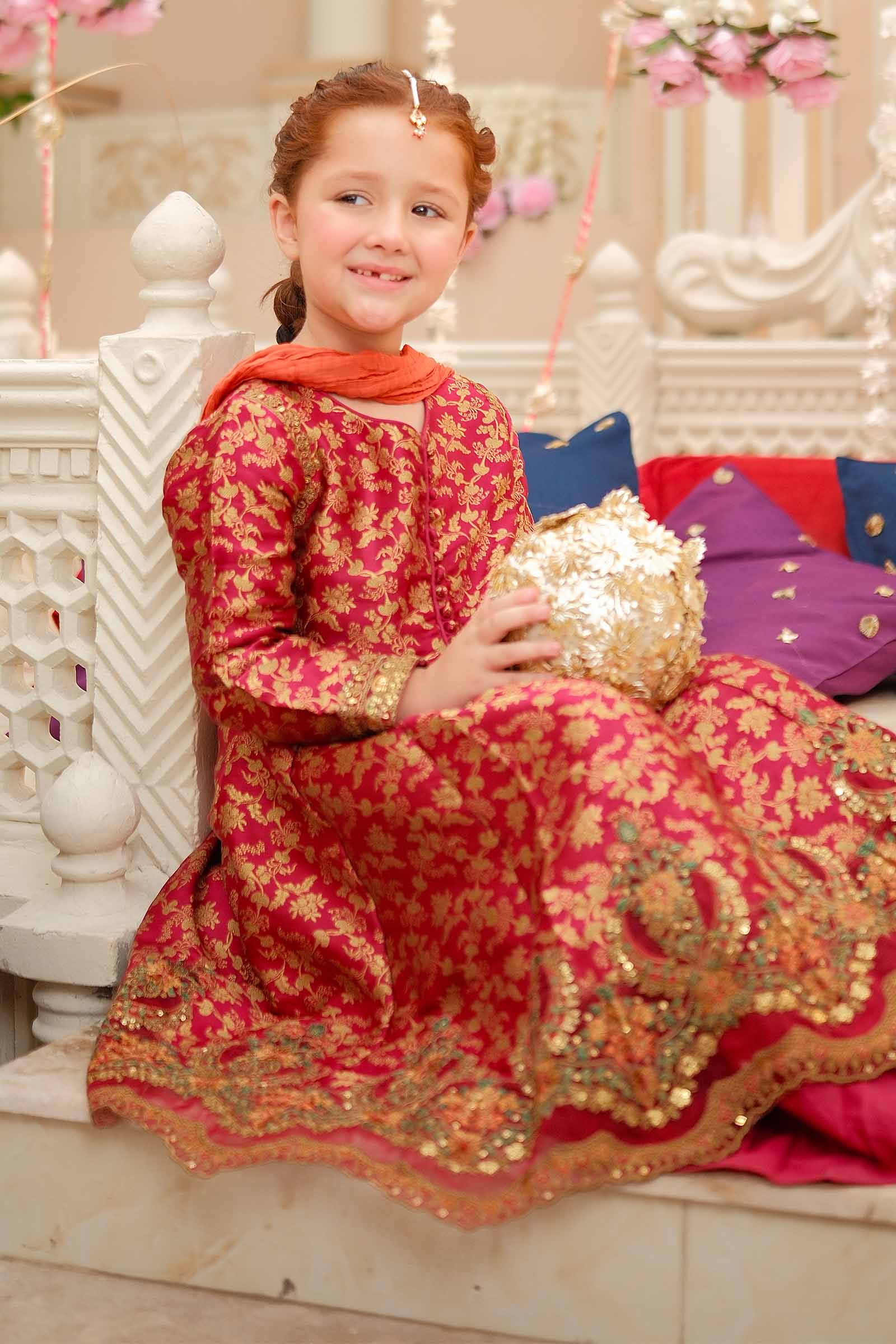 Maria B | 3 Piece Embroidered Jamawar Suit | MKS-W24-30 - by - Libasekhas UK - Registered Vendor of : Maria B - 100% Original Designer Dresss