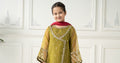 3 Piece Embroidered Poly Organza Suit - Kids Clothing - available at Maria Faisal in UK and USA.