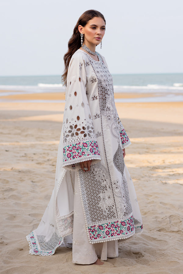 Marjjan | Mavi Lawn | MLL-21 A (SILVER SKIN) - by Libasekhas UK - Registered Vendor of : Marjjan - 100% Original Designer Dress