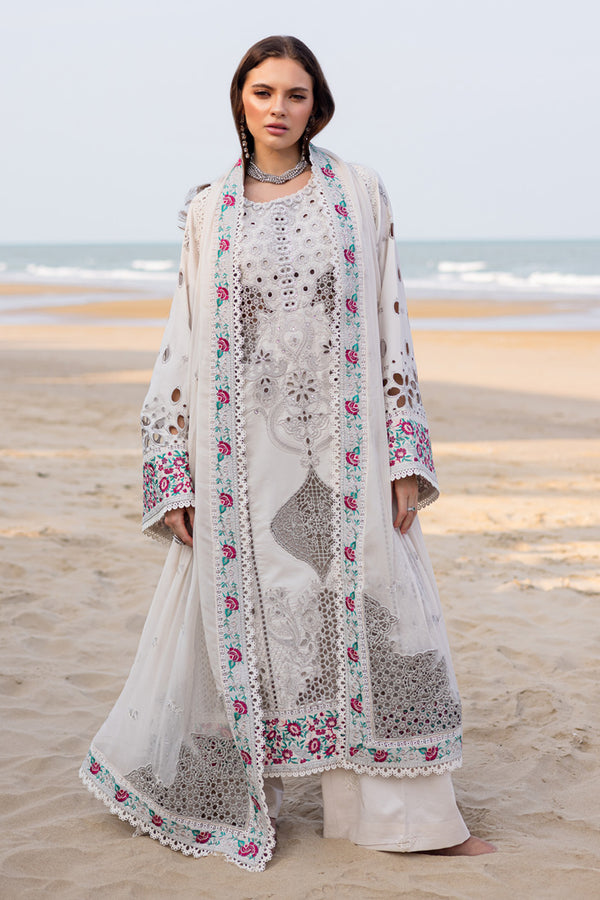 Marjjan | Mavi Lawn | MLL-21 A (SILVER SKIN) - by Libasekhas UK - Registered Vendor of : Marjjan - 100% Original Designer Dress