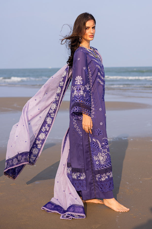 Marjjan | Mavi Lawn | MLL-22 A (PURPLE) - by Libasekhas UK - Registered Vendor of : Marjjan - 100% Original Designer Dress