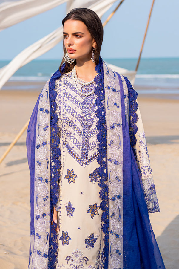 Marjjan | Mavi Lawn | MLL-22 B (SKIN) - by Libasekhas UK - Registered Vendor of : Marjjan - 100% Original Designer Dress