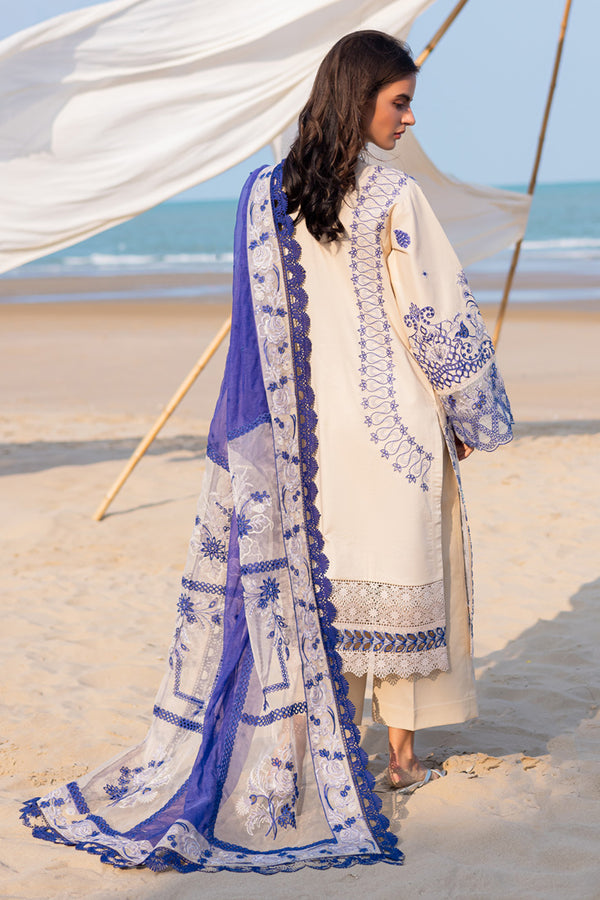 Marjjan | Mavi Lawn | MLL-22 B (SKIN) - by Libasekhas UK - Registered Vendor of : Marjjan - 100% Original Designer Dress