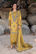 Marjjan | Mavi Lawn | MLL-23 B (MUSTARD) - by Libasekhas UK - Registered Vendor of : Marjjan - 100% Original Designer Dress