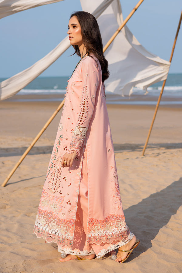 Marjjan | Mavi Lawn | MLL-24 A (PEACH) - by Libasekhas UK - Registered Vendor of : Marjjan - 100% Original Designer Dress