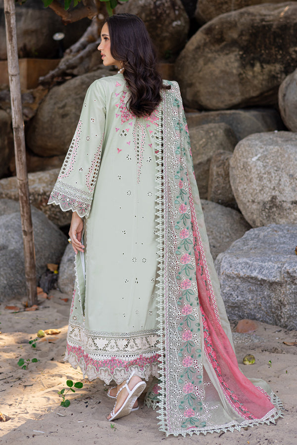 Marjjan | Mavi Lawn | MLL-24 B (PASTEL GREEN) - by Libasekhas UK - Registered Vendor of : Marjjan - 100% Original Designer Dress
