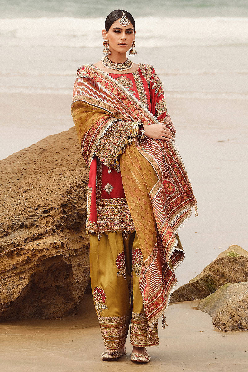 MNR | Gehraiyaan Shaadi Collection | Atlas - by - Libasekhas UK - Registered Vendor of : MNR - 100% Original Designer Dresss