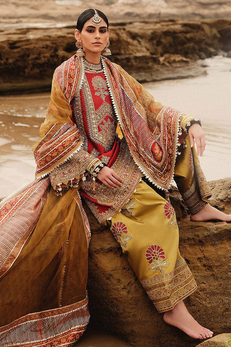 MNR | Gehraiyaan Shaadi Collection | Atlas - by - Libasekhas UK - Registered Vendor of : MNR - 100% Original Designer Dresss