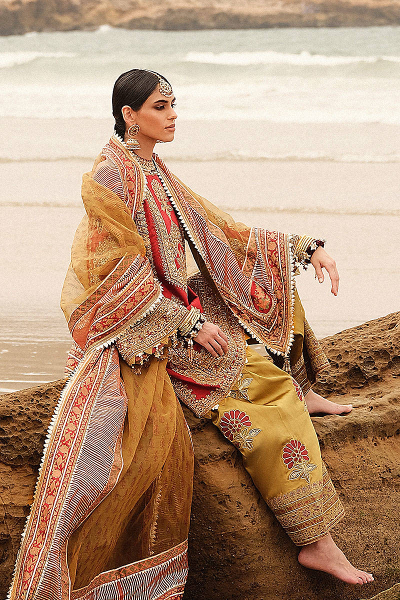 MNR | Gehraiyaan Shaadi Collection | Atlas - by - Libasekhas UK - Registered Vendor of : MNR - 100% Original Designer Dresss