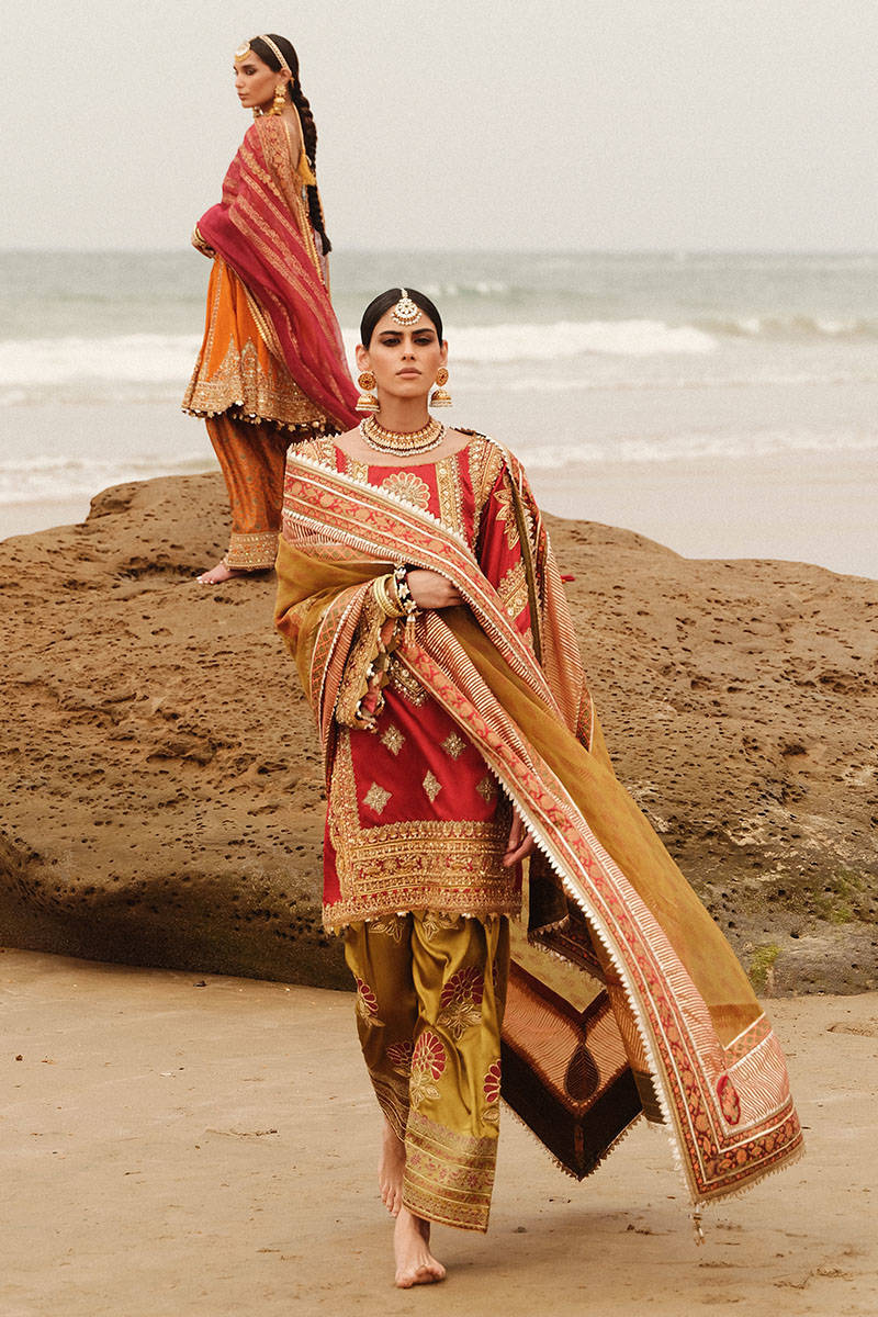 MNR | Gehraiyaan Shaadi Collection | Atlas - by - Libasekhas UK - Registered Vendor of : MNR - 100% Original Designer Dresss