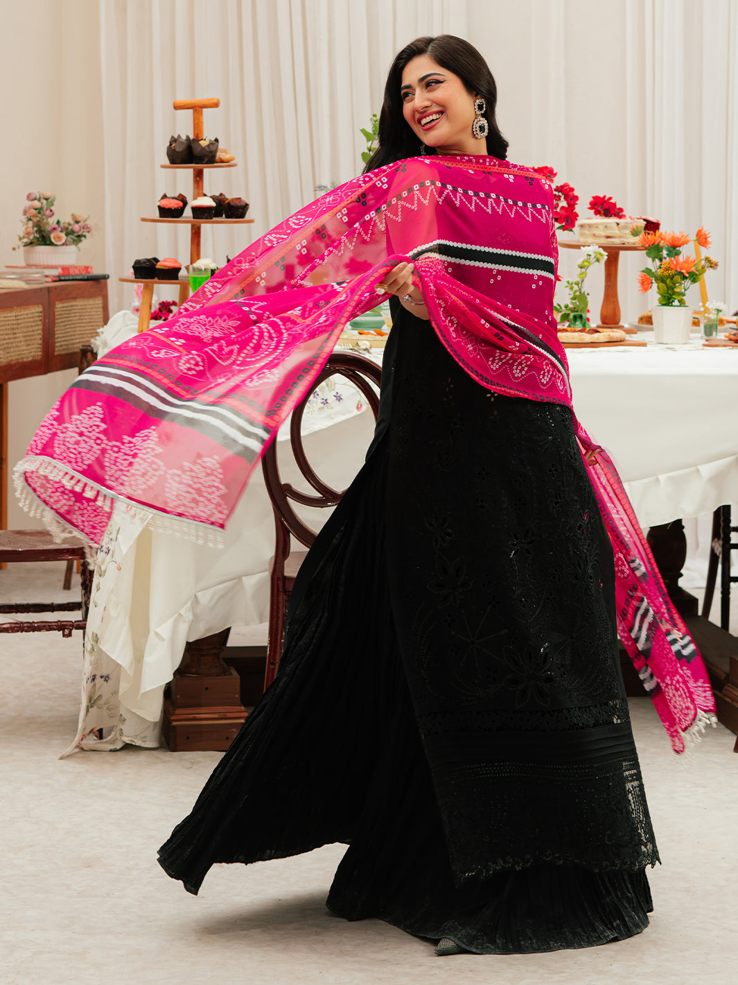 Mahnur | Allenura Luxury Lawn 24 | MOCHA - by - Libasekhas UK - Registered Vendor of : Mahnur - 100% Original Designer Dresss
