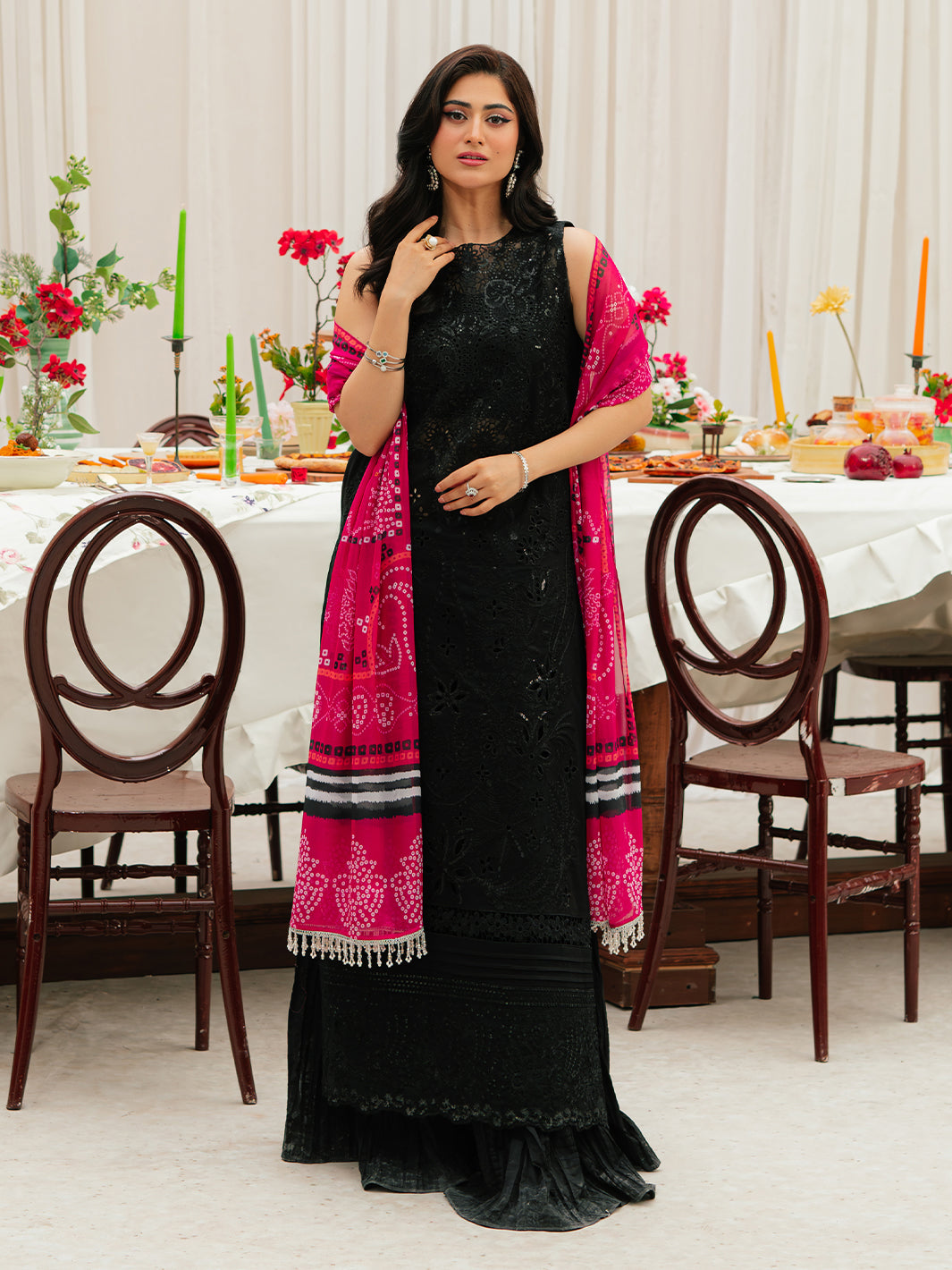 Mahnur | Allenura Luxury Lawn 24 | MOCHA - by - Libasekhas UK - Registered Vendor of : Mahnur - 100% Original Designer Dresss
