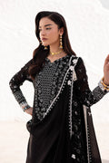 Marjjan | Elyna Lawn | REINA MP-44 (BLACK) - by Libasekhas UK - Registered Vendor of : Marjjan - 100% Original Designer Dress