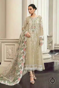 Maria B | Luxury Chiffon Collection | Coffee - by - Libasekhas UK - Registered Vendor of : Maria B - 100% Original Designer Dresss