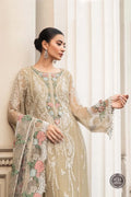 Maria B | Luxury Chiffon Collection | Coffee - by - Libasekhas UK - Registered Vendor of : Maria B - 100% Original Designer Dresss