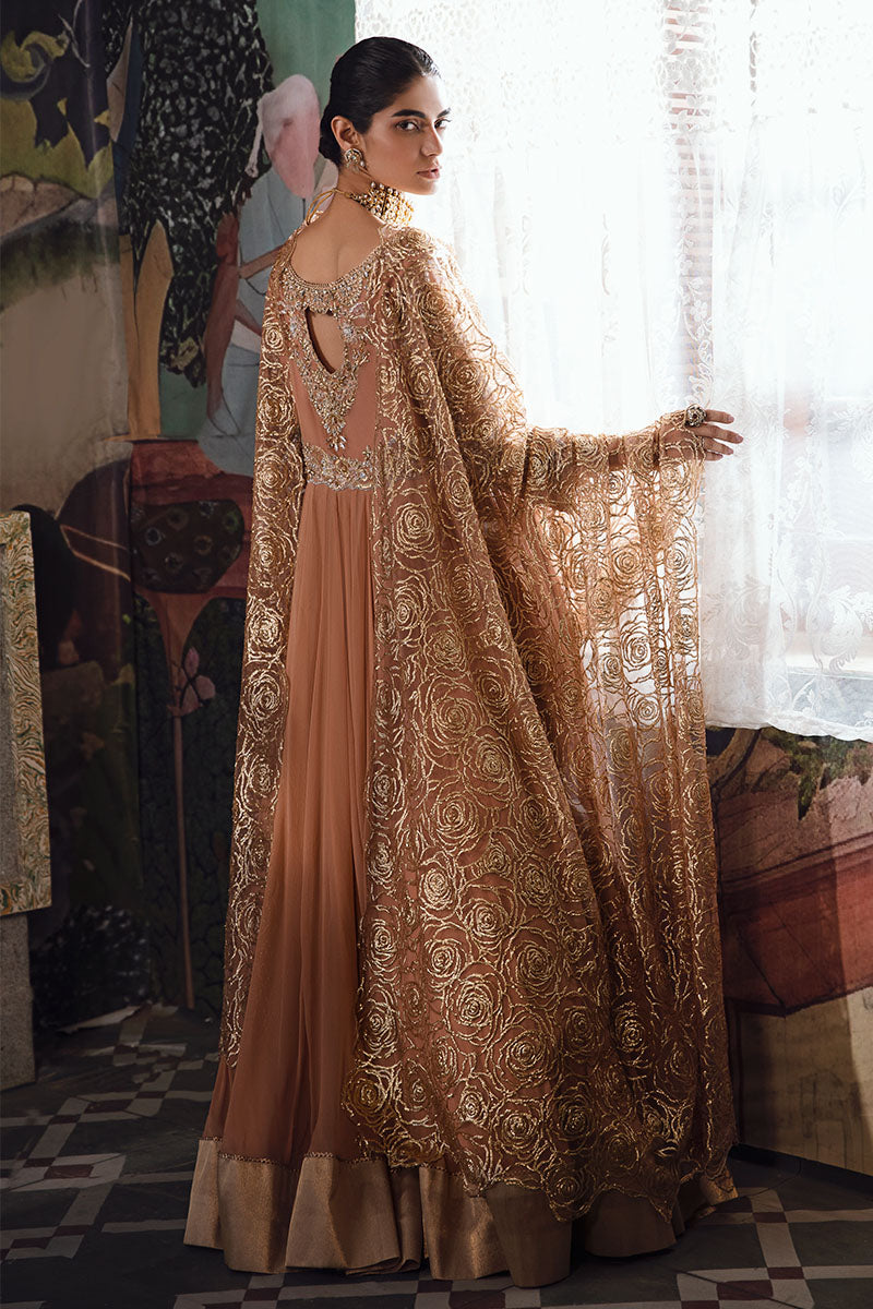 Mushq | Irha Kalidaar Chiffon Pret | CIEL - by - Libasekhas UK - Registered Vendor of : Mushq - 100% Original Designer Dresss