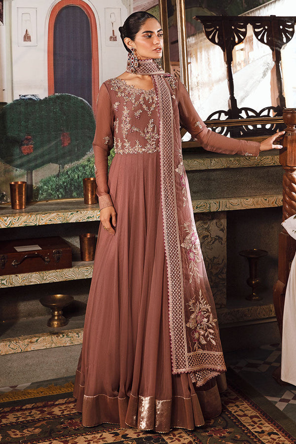 Mushq | Irha Kalidaar Chiffon Pret | ZEYA - by - Libasekhas UK - Registered Vendor of : Mushq - 100% Original Designer Dresss