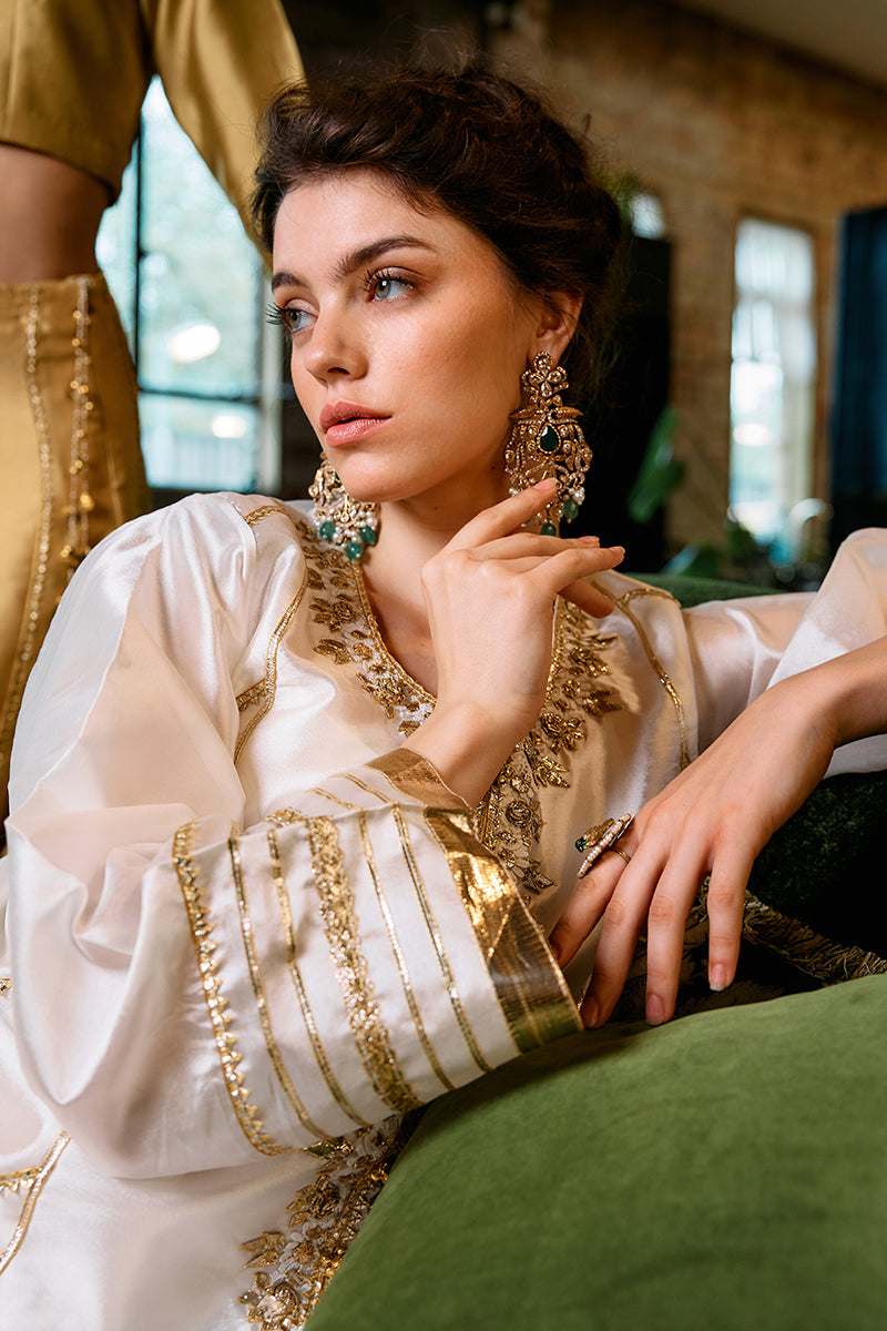 Mushq | Chandni Gota Love It | Moti - by - Libasekhas UK - Registered Vendor of : Mushq - 100% Original Designer Dresss