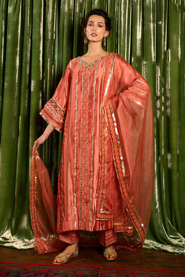 Mushq | Chandni Gota Love It | Rajputani Rani - by - Libasekhas UK - Registered Vendor of : Mushq - 100% Original Designer Dresss