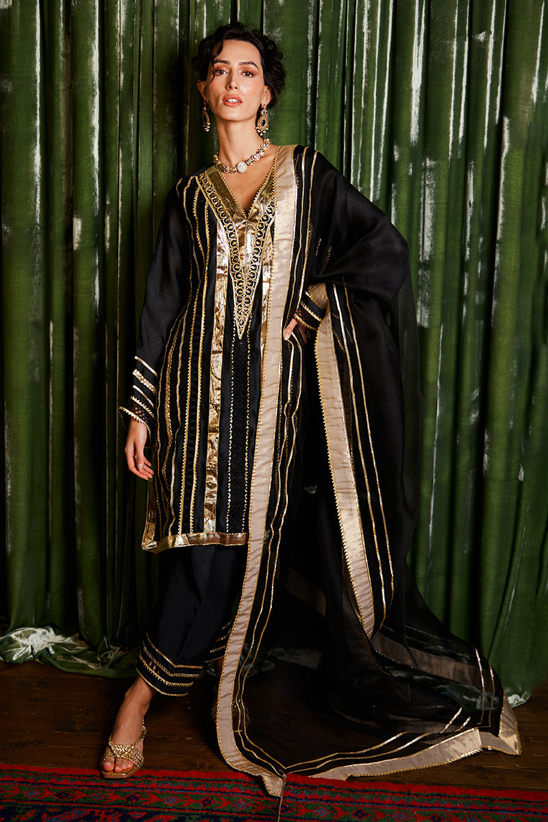 Mushq | Chandni Gota Love It | Koyal - by - Libasekhas UK - Registered Vendor of : Mushq - 100% Original Designer Dresss