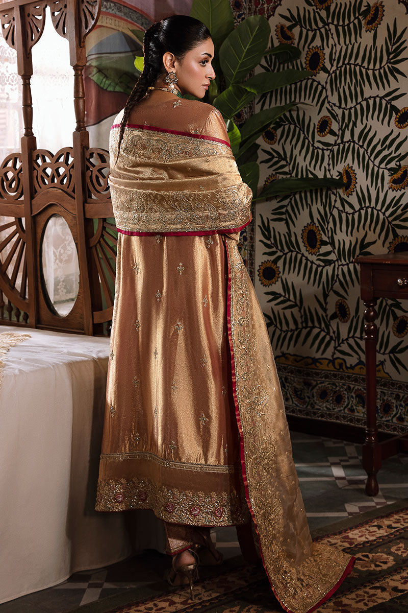 Mushq | Sunehri Lama Silk | Aleha - by Libasekhas UK - Registered Vendor of : Mushq - 100% Original Designer Dress