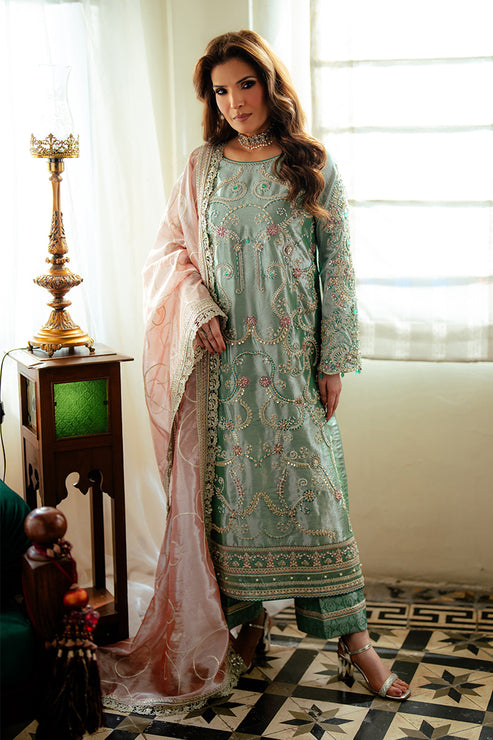 Mushq | Sunehri Resham Edit | JANA - by - Libasekhas UK - Registered Vendor of : Mushq - 100% Original Designer Dresss