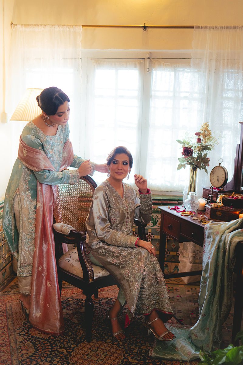 Mushq | Sunehri Resham Edit | EMAN - by - Libasekhas UK - Registered Vendor of : Mushq - 100% Original Designer Dresss