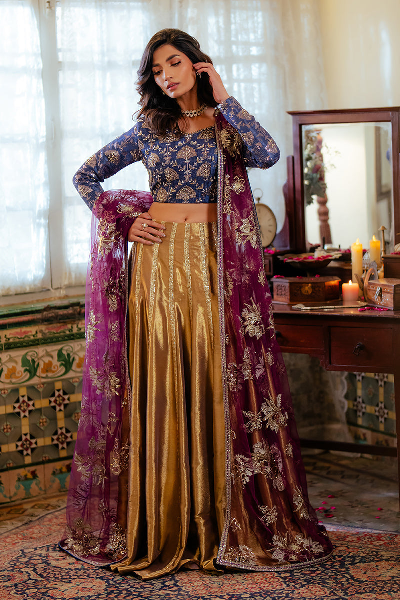 Mushq | Sunehri Resham Edit | MEENA - by - Libasekhas UK - Registered Vendor of : Mushq - 100% Original Designer Dresss