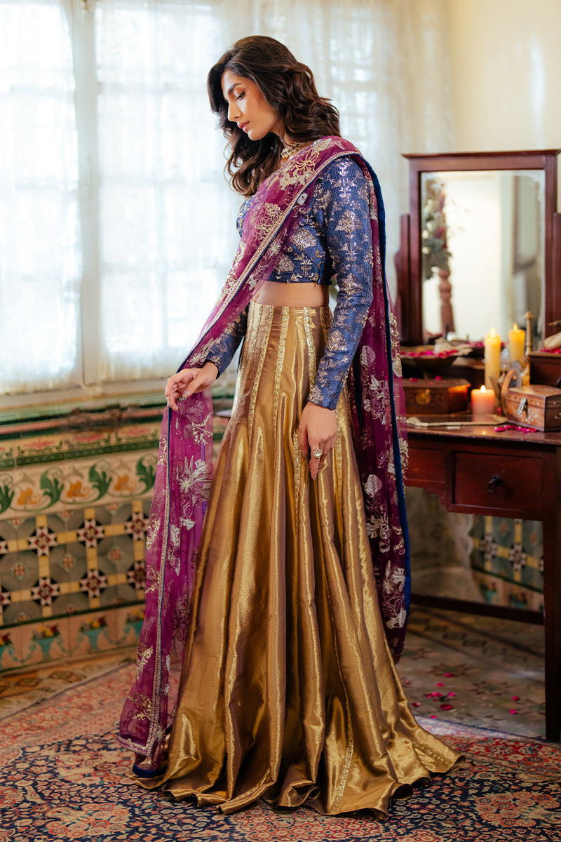 Mushq | Sunehri Resham Edit | MEENA - by - Libasekhas UK - Registered Vendor of : Mushq - 100% Original Designer Dresss