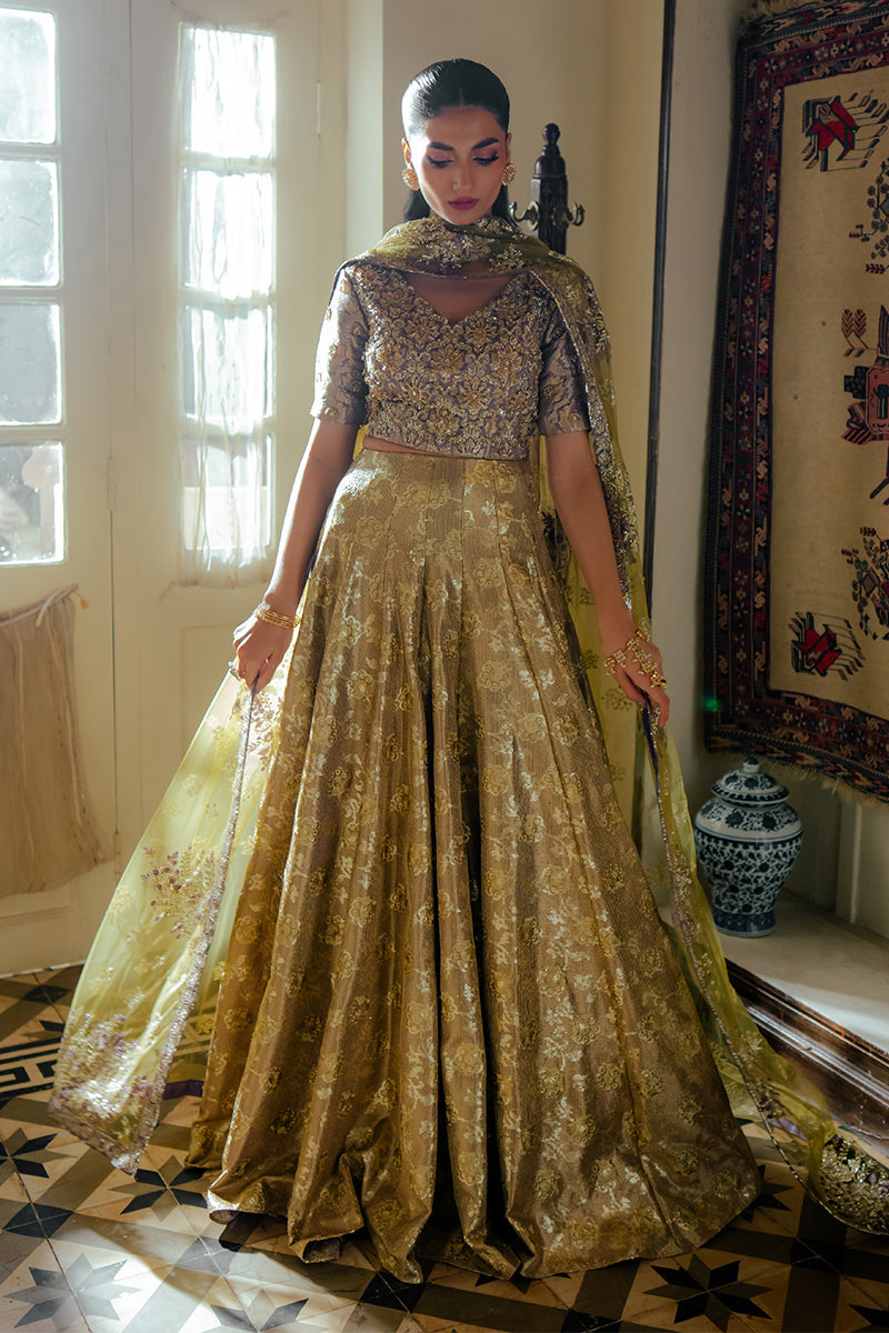 Mushq | Sunehri Resham Edit | ELMA - by - Libasekhas UK - Registered Vendor of : Mushq - 100% Original Designer Dresss