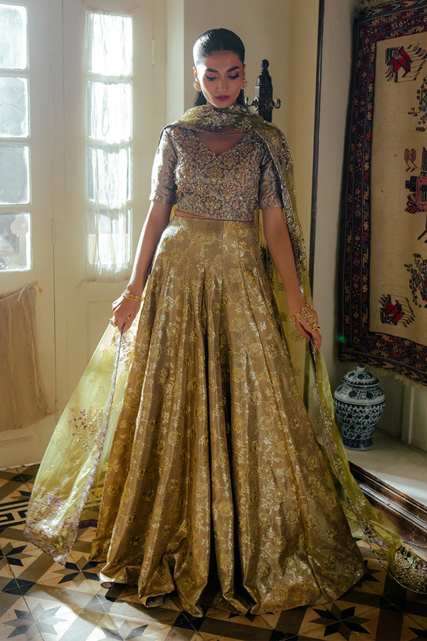 Mushq | Sunehri Resham Edit | ELMA - by - Libasekhas UK - Registered Vendor of : Mushq - 100% Original Designer Dresss