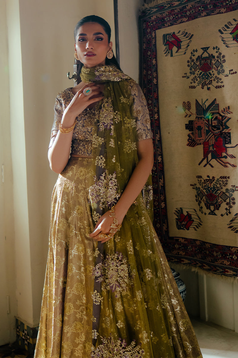 Mushq | Sunehri Resham Edit | ELMA - by - Libasekhas UK - Registered Vendor of : Mushq - 100% Original Designer Dresss