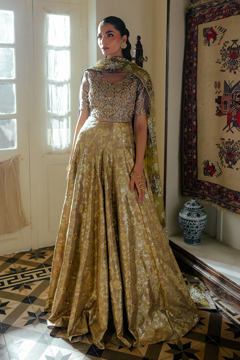 Mushq | Sunehri Resham Edit | ELMA - by - Libasekhas UK - Registered Vendor of : Mushq - 100% Original Designer Dresss
