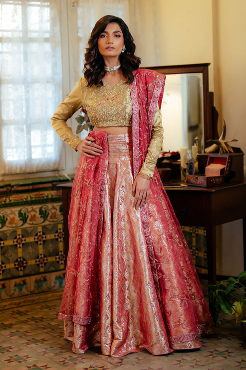 Mushq | Sunehri Resham Edit | IQRA - by - Libasekhas UK - Registered Vendor of : Mushq - 100% Original Designer Dresss