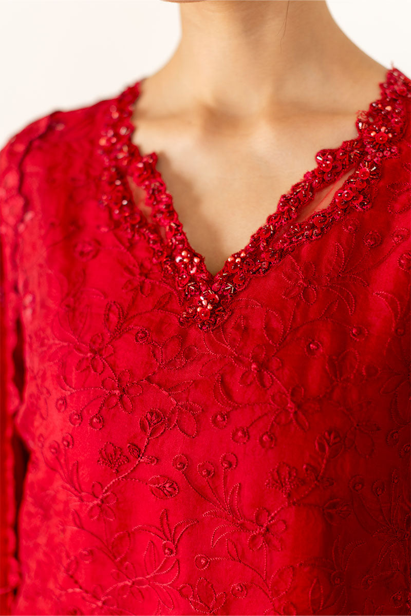 Mushq | Zarminay Luxury Pret | Rubea - by Libasekhas UK - Registered Vendor of : Mushq - 100% Original Designer Dress