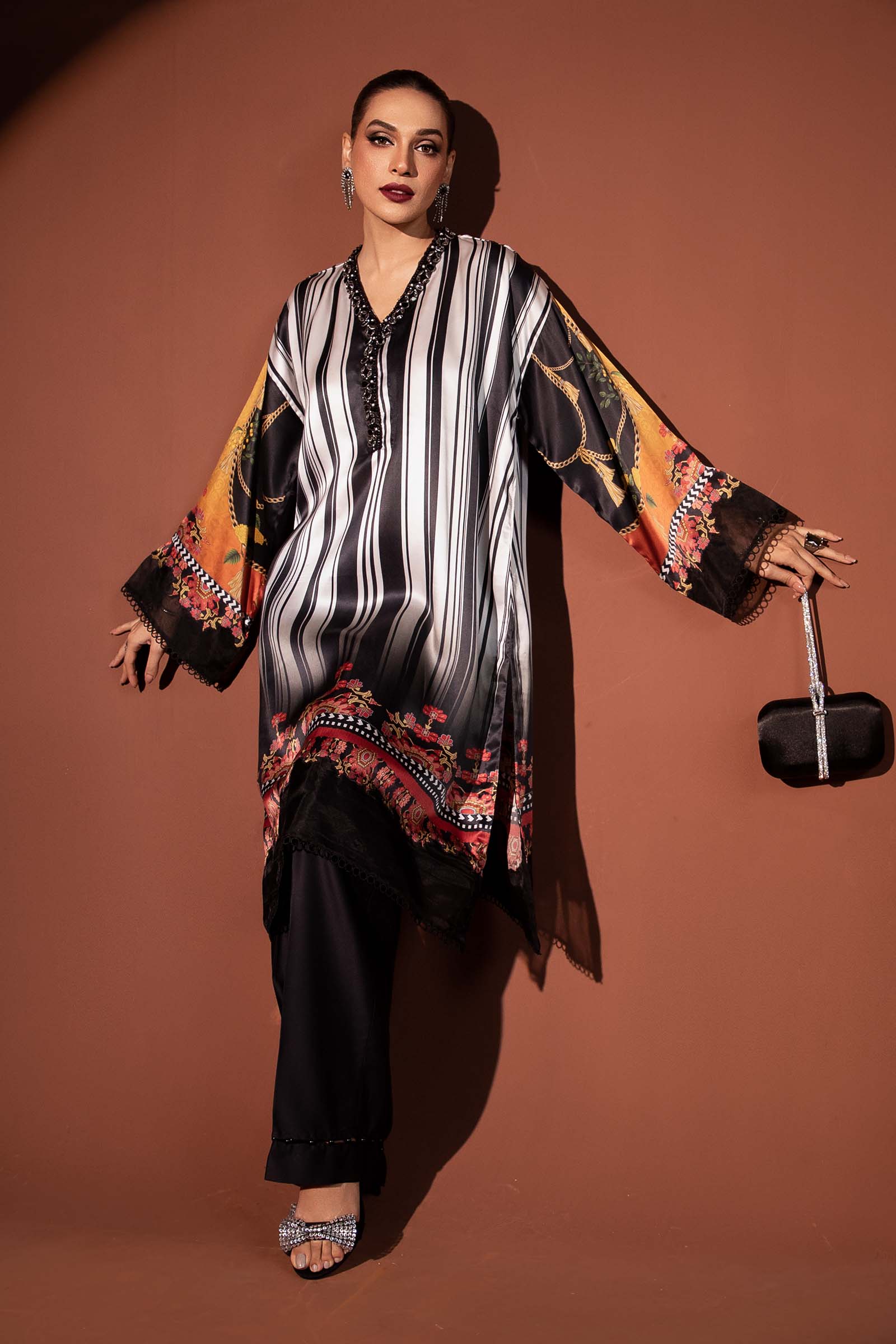 Maira B | Ready to Wear | MPS-PF24-01 - by - Libasekhas UK - Registered Vendor of : Maria B - 100% Original Designer Dresss