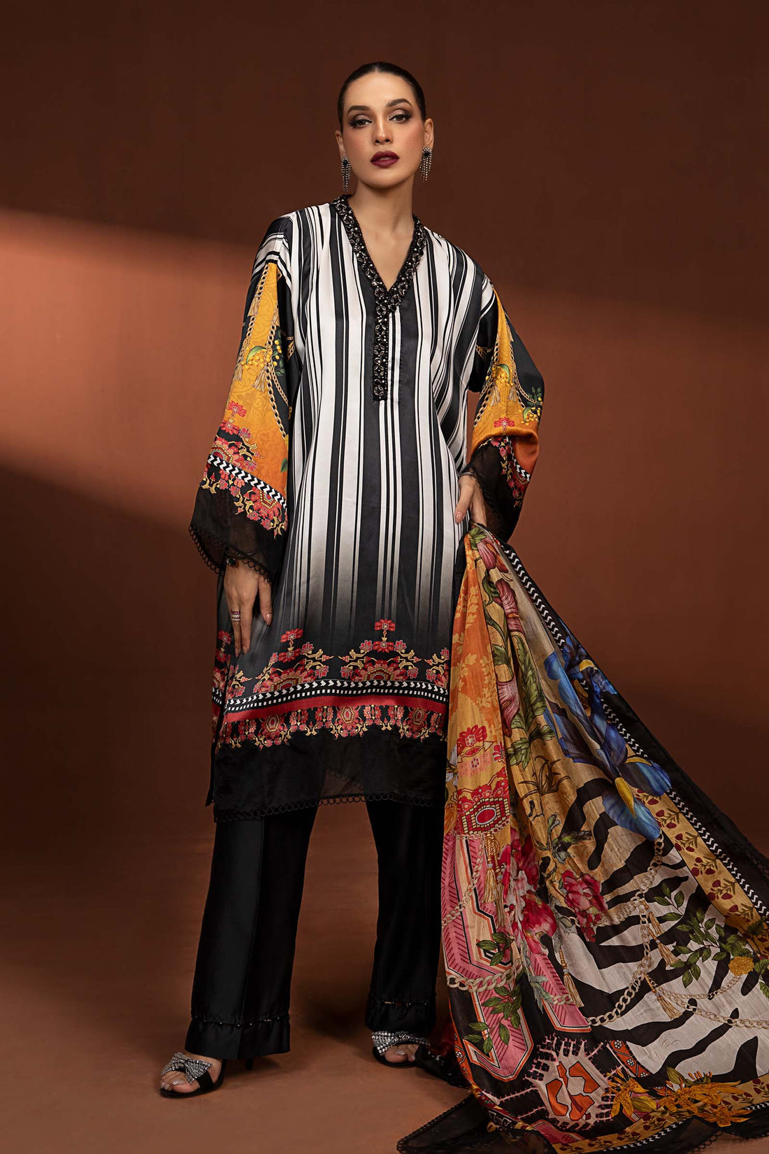 Maira B | Ready to Wear | MPS-PF24-01 - by - Libasekhas UK - Registered Vendor of : Maria B - 100% Original Designer Dresss